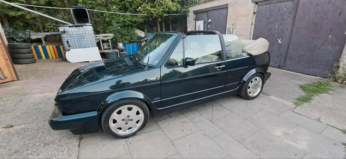 Gebraucht VW Golf Cabriolet Classicline 98 PS (72 kW) 1991 Grün Cabrio