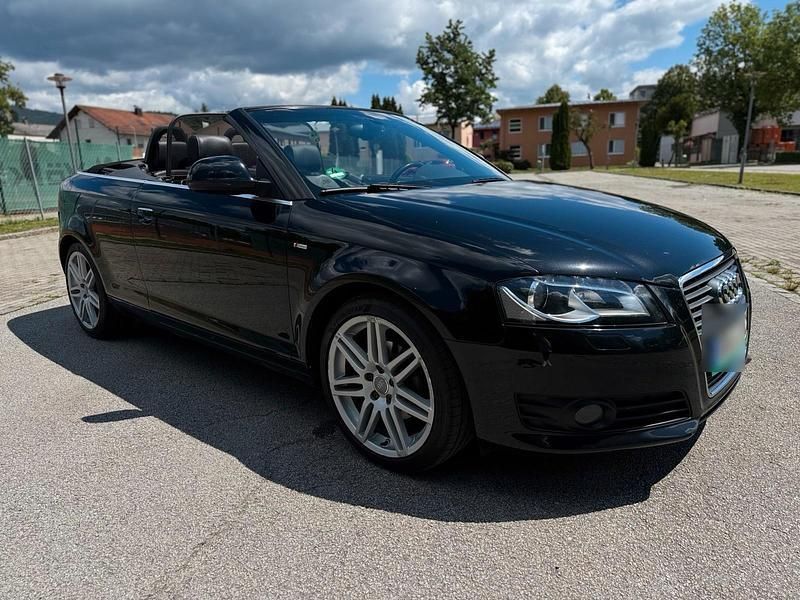 Schwarz Gebraucht 2010 Audi A3 Cabriolet Comfort Cabrio | 7.599 € (Fairer Preis) - Bild 1/4