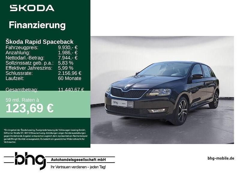 Gebraucht Skoda Rapid Drive 110 PS (80 kW) 2017 Schwarz Kleinwagen