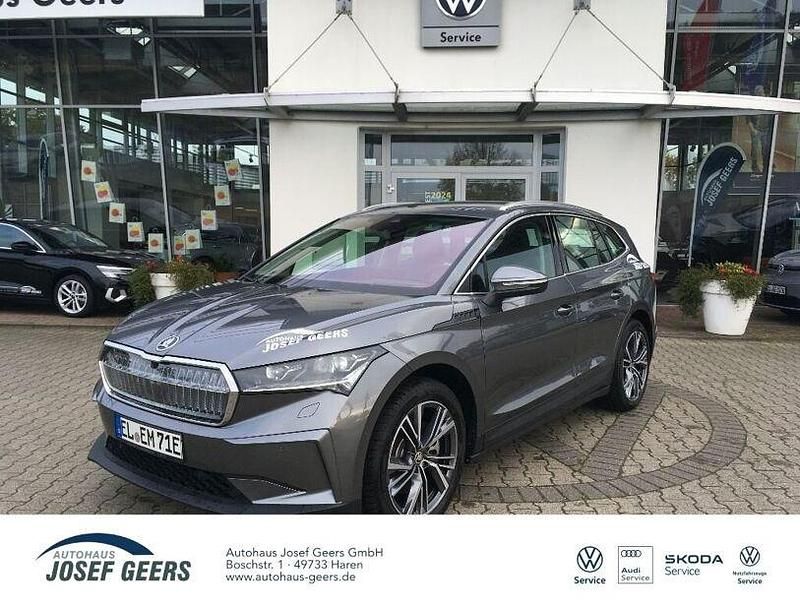 Grau Gebraucht 2022 Skoda Enyaq iV Elegance SUV | 37.559 € (Etwas zu teuer) - Bild 1/4