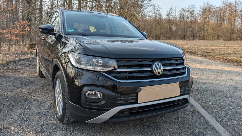 Schwarz Gebraucht 2019 VW T-Cross Style SUV | 15.900 € (Guter Preis) - Bild 1/4