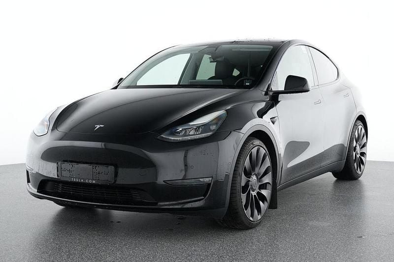 Schwarz Gebraucht 2022 Tesla Model Y Performance SUV | 35.620 € (Superpreis) - Bild 1/4