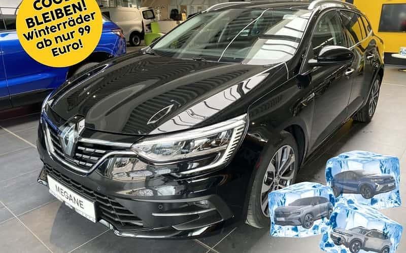 Blackpearlschwarz (metallic) Gebraucht 2023 Renault Mégane GrandTour Techno Kombi | 22.490 € - Bild 1/4