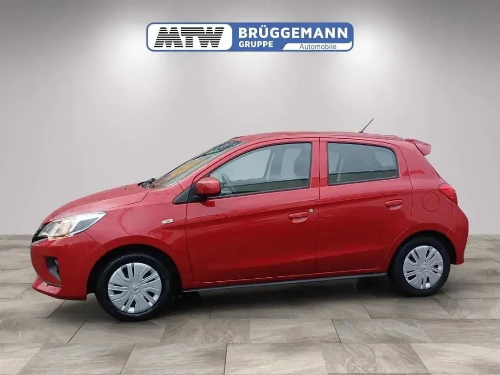 Brugt Mitsubishi Space Star Select 71 HK (52 kW) 2023 Rød Hatchback