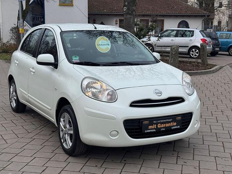 Gebraucht Nissan Micra Acenta 80 PS (58 kW) 2011 Weiß Limousine