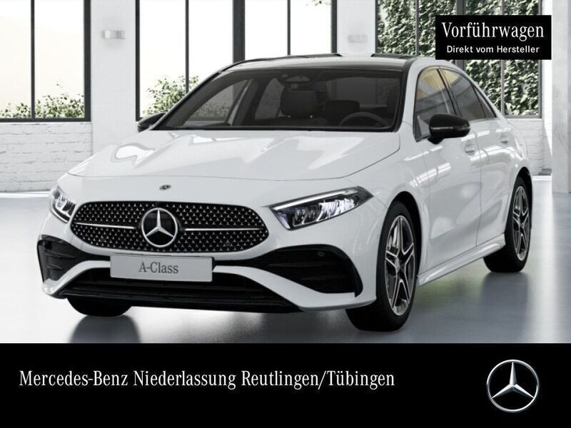 Polarweiß Gebraucht 2024 Mercedes A250 AMG Limousine | 39.490 € (Teuer) - Bild 1/4
