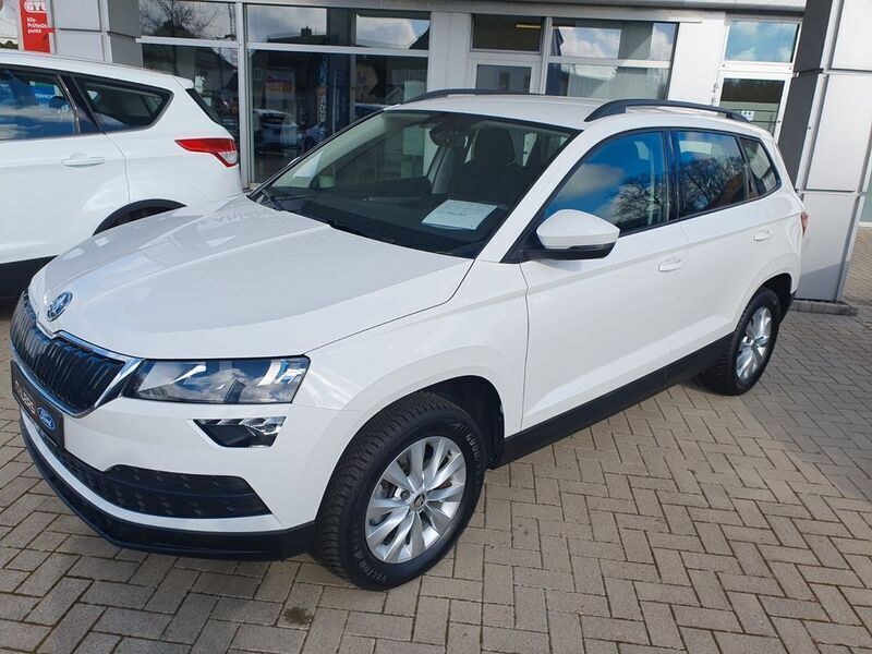 Weiß Gebraucht 2020 Skoda Karoq Ambition SUV | 19.650 € (Guter Preis) - Bild 1/4