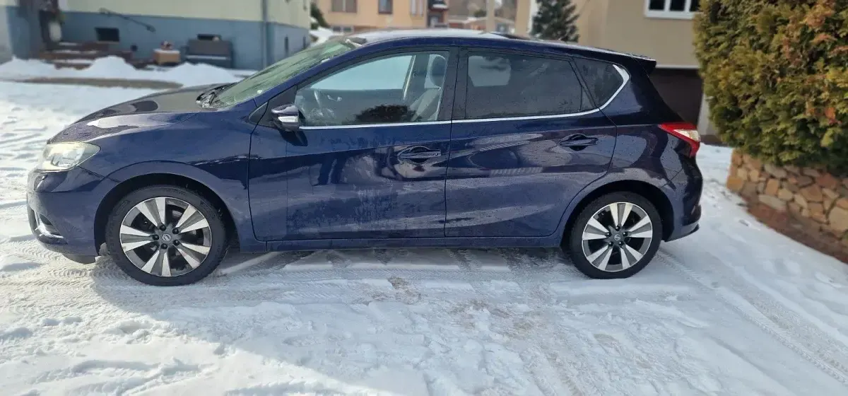Gebraucht Nissan Pulsar Acenta 110 PS (80 kW) 2015 Blau Kleinwagen