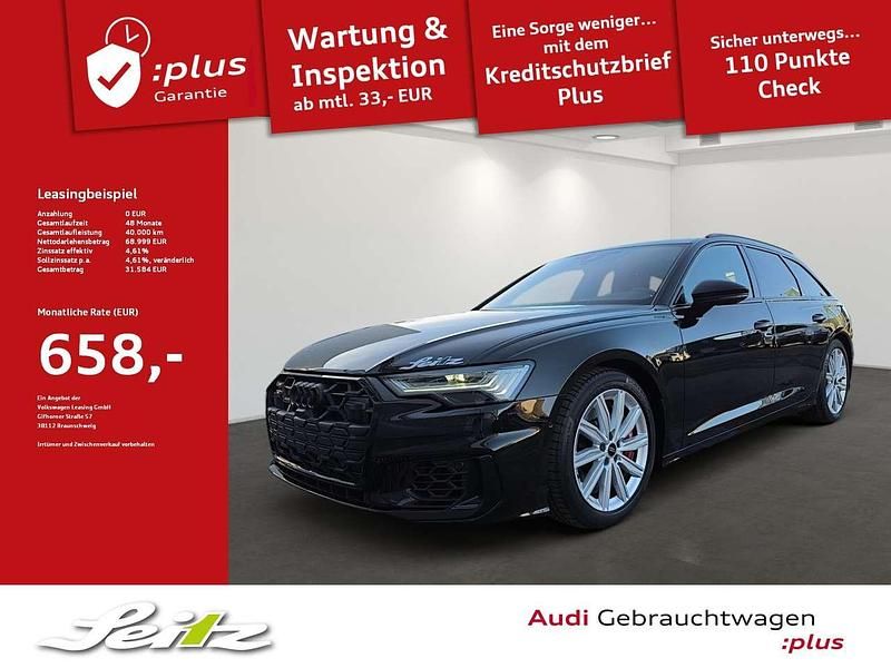 Mythosschwarz metallic Gebraucht 2024 Audi S6 Sport Kombi | 68.799 € (Guter Preis) - Bild 1/3