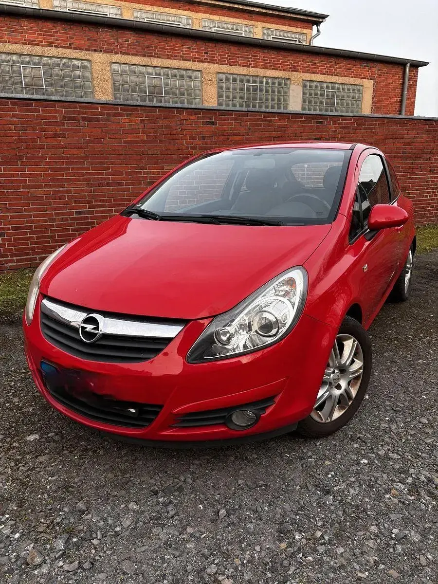 Usado Opel Corsa Innovation 80 HP (58 kW) 2009 Vermelho Citadino