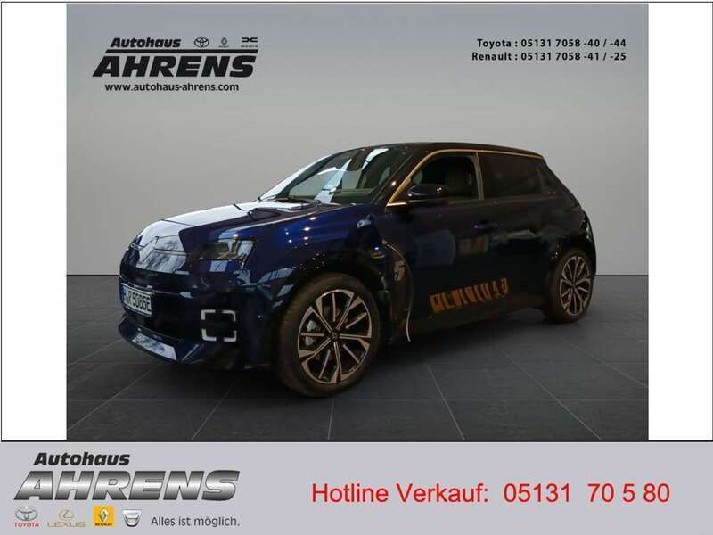 Nachtblau metallic, dach blac Gebraucht 2024 Renault R5 Iconic Kleinwagen | 37.959 € - Bild 1/4