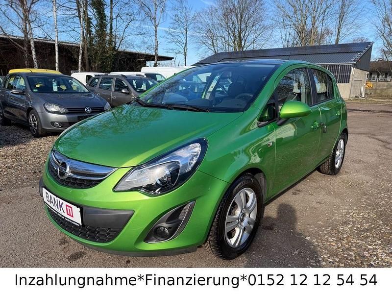 Gebraucht Opel Corsa Innovation 87 PS (63 kW) 2014 Grün Kleinwagen