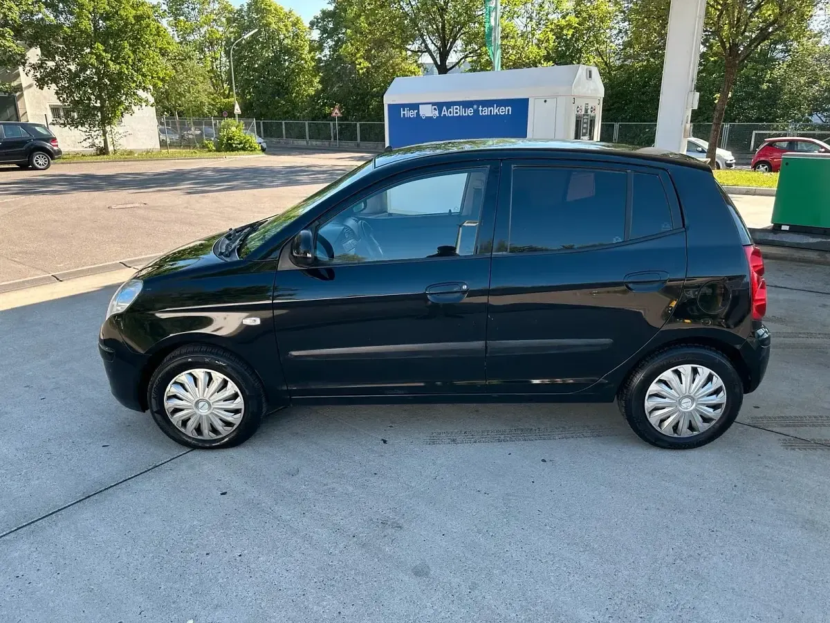 Gebraucht Kia Picanto 69 PS (50 kW) 2008 Schwarz Kleinwagen