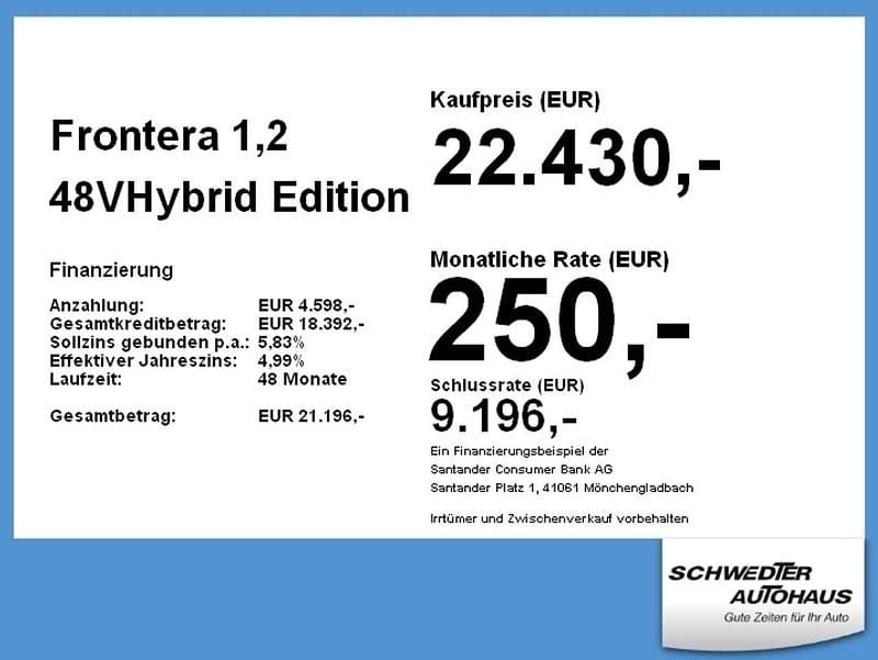 Gebraucht Opel Frontera Edition 136 PS (100 kW) 2025 Khaki grün (metallic) SUV