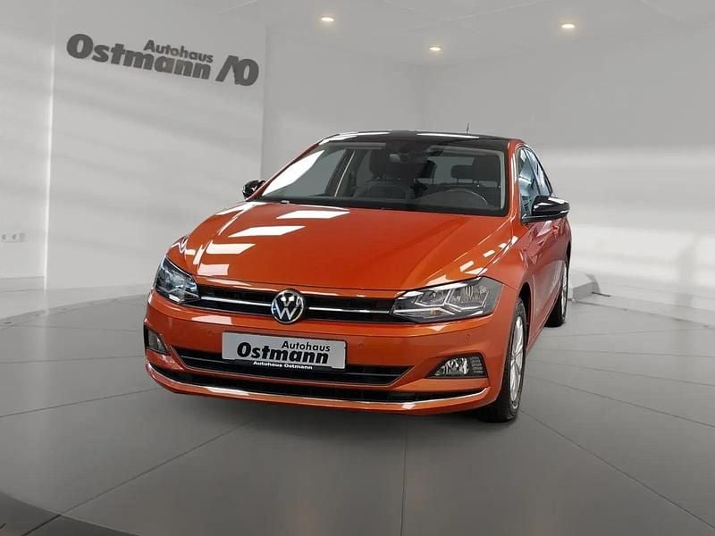 Orange Gebraucht 2021 VW Polo Highline Kleinwagen | 14.268 € (Guter Preis) - Bild 1/4
