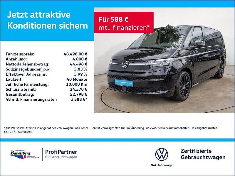 Schwarz Gebraucht 2023 VW T7 Life Van | 48.498 € (Superpreis) - Bild 1/3