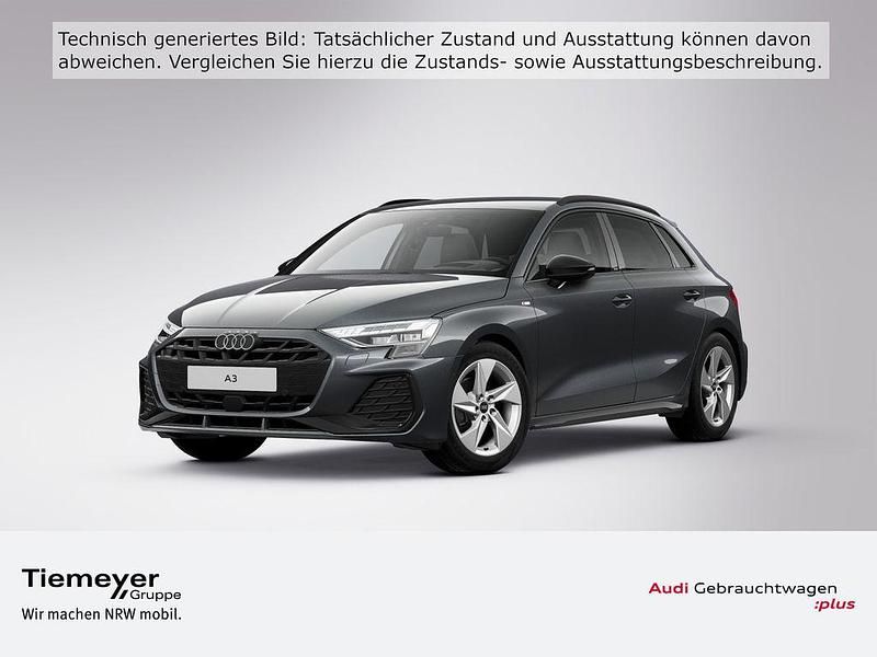 Grau Gebraucht 2024 Audi A3 Sportback S-Line Kleinwagen | 37.970 € (Fairer Preis) - Bild 1/4
