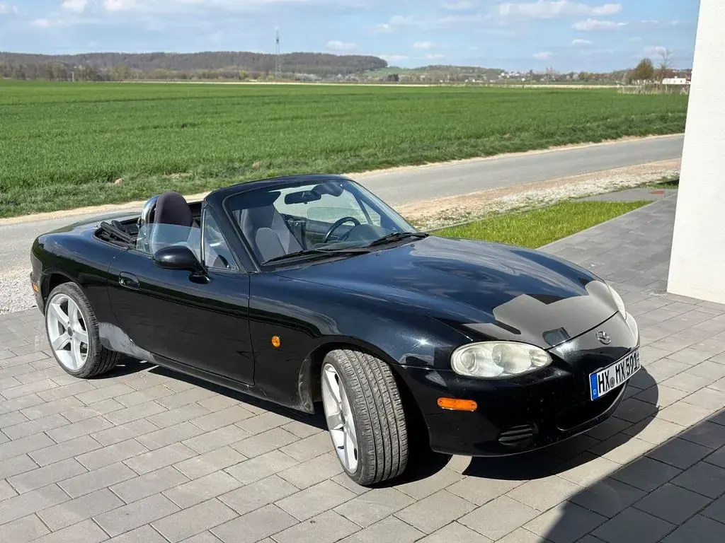 Usata Mazda MX5 110 CV (80 kW) 2001 Nero Cabrio