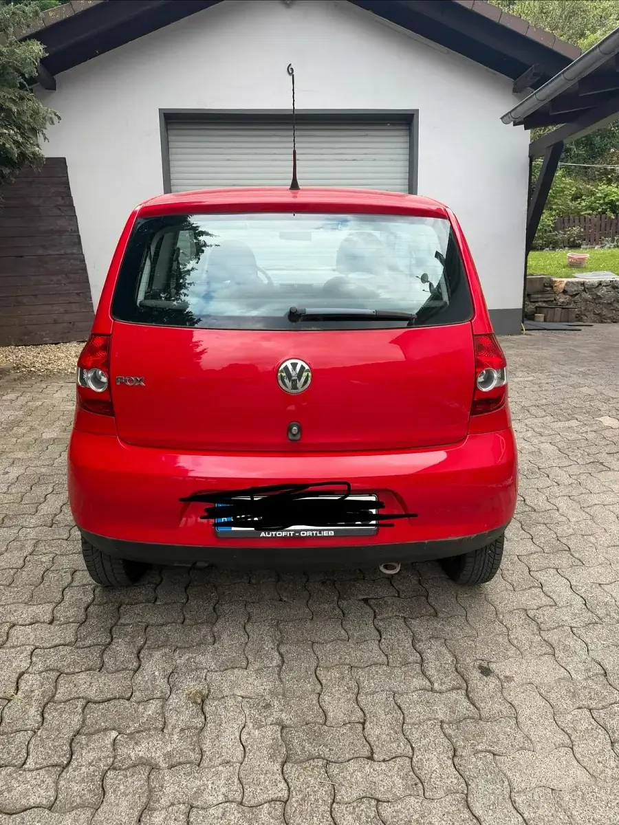 Gebraucht VW Fox 55 PS (40 kW) 2007 Rot Kleinwagen
