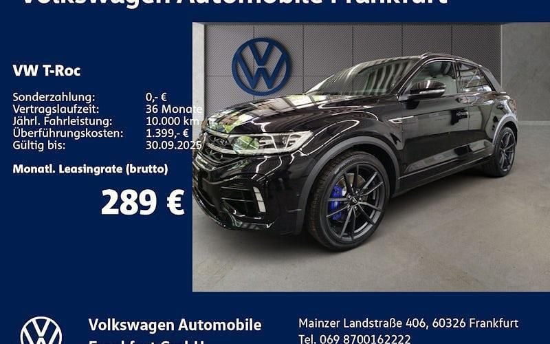 Schwarz Neu 2025 VW T-Roc R SUV | 45.990 € (Superpreis) - Bild 1/4