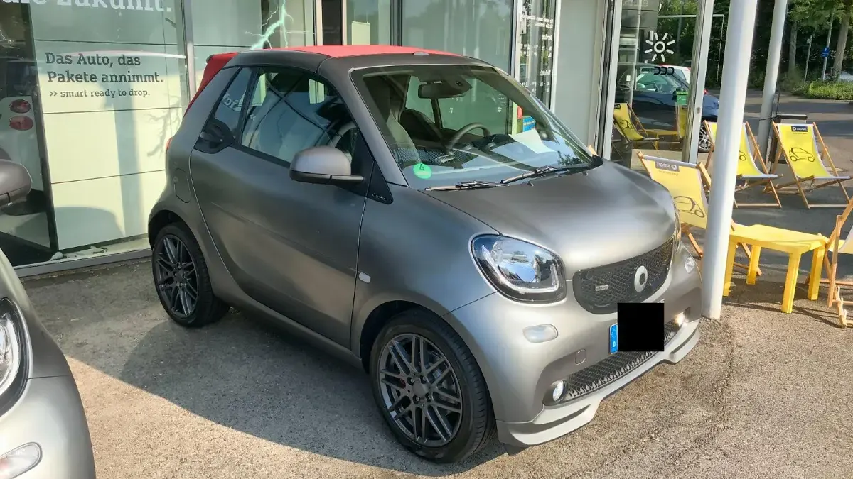 Gebraucht Smart ForTwo Cabrio Brabus 109 PS (80 kW) 2018 Grau Cabrio