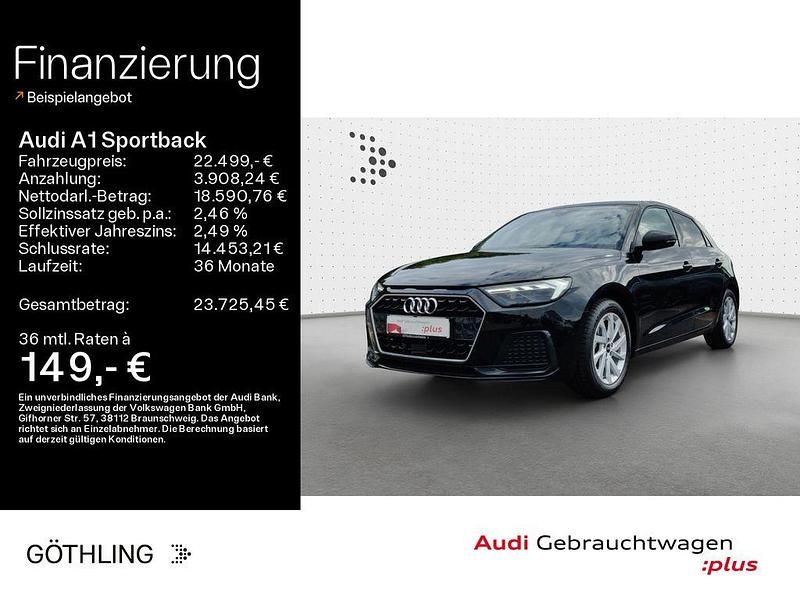 Schwarz Gebraucht 2024 Audi A1 Sportback S-Line Kleinwagen | 22.499 € (Guter Preis) - Bild 1/4