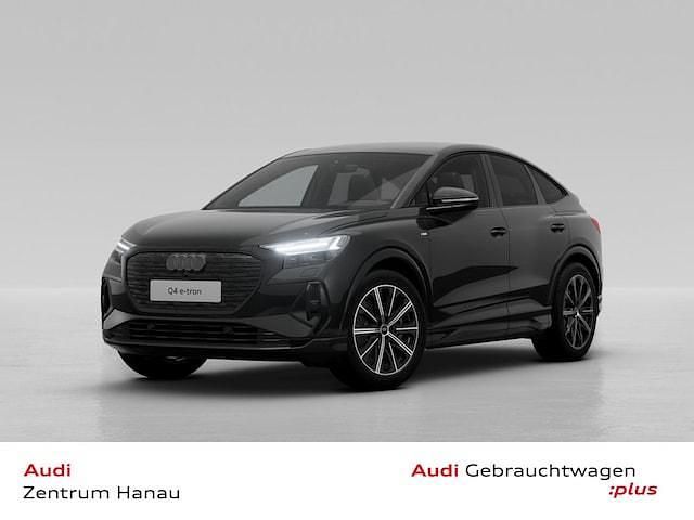 Mythosschwarz metallic Gebraucht 2024 Audi Q4 Sportback e-tron S-Line SUV | 48.999 € (Guter Preis) - Bild 1/3