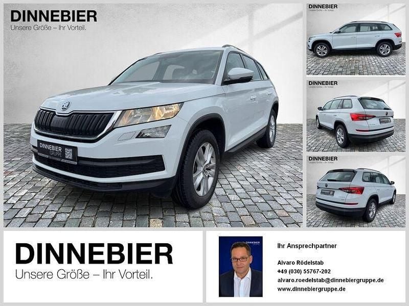 Weiß (metallic) Gebraucht 2018 Skoda Kodiaq Active SUV | 19.189 € (Fairer Preis) - Bild 1/4