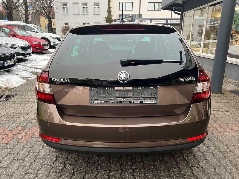 Gebraucht Skoda Rapid Style 110 PS (80 kW) 2018 Braun Kleinwagen