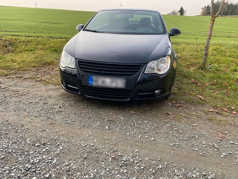 Schwarz Gebraucht 2007 VW Eos Style Cabrio | 3.500 € (Guter Preis) - Bild 1/4