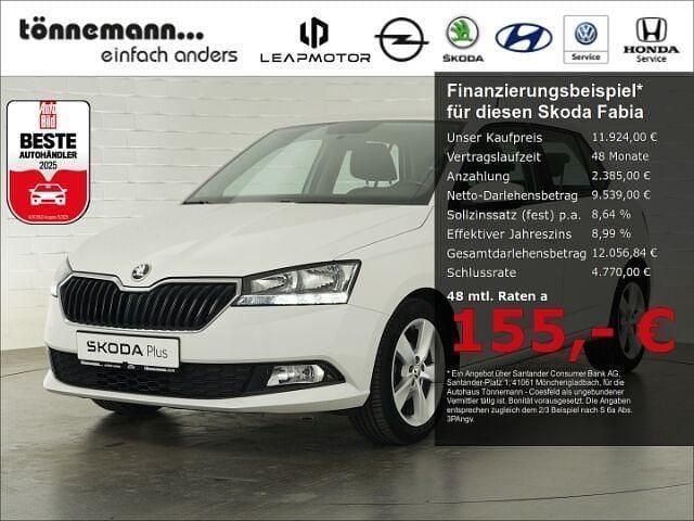 Weiss Gebraucht 2021 Skoda Fabia Cool Plus Kleinwagen | 11.924 € (Fairer Preis) - Bild 1/4