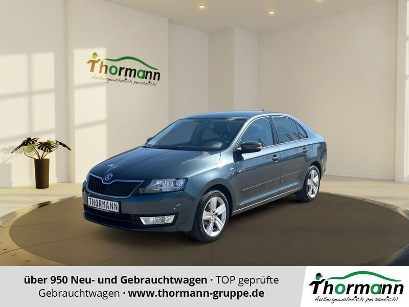 Gebraucht Skoda Rapid Drive 110 PS (80 kW) 2017 Grau Limousine