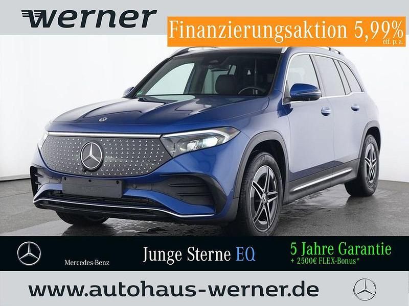 Lack spektralblau Gebraucht 2024 Mercedes EQB300 AMG Line Premium SUV | 42.942 € (Teuer) - Bild 1/4