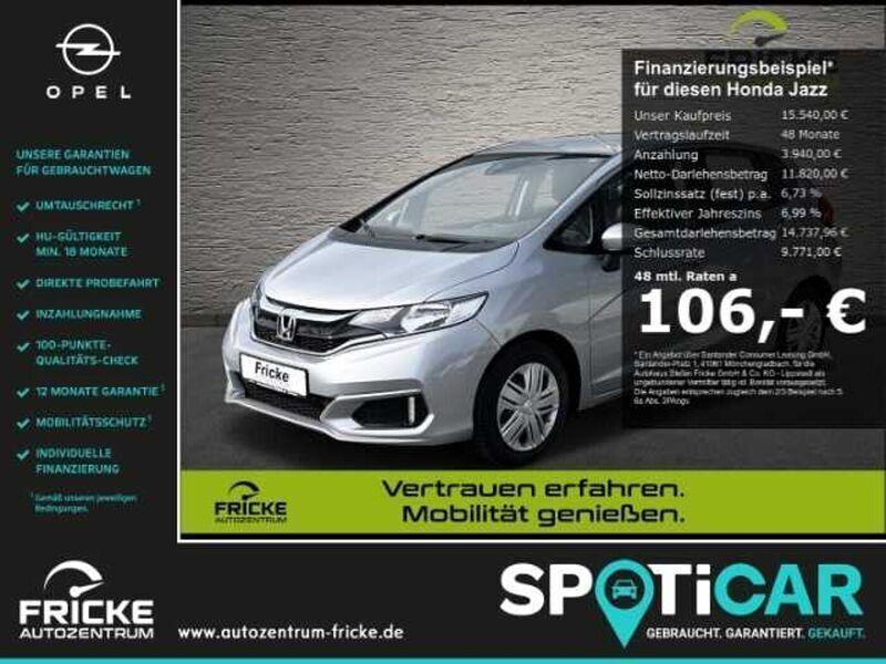 Silber Gebraucht 2019 Honda Jazz Trend Kleinwagen | 15.540 € (Fairer Preis) - Bild 1/4