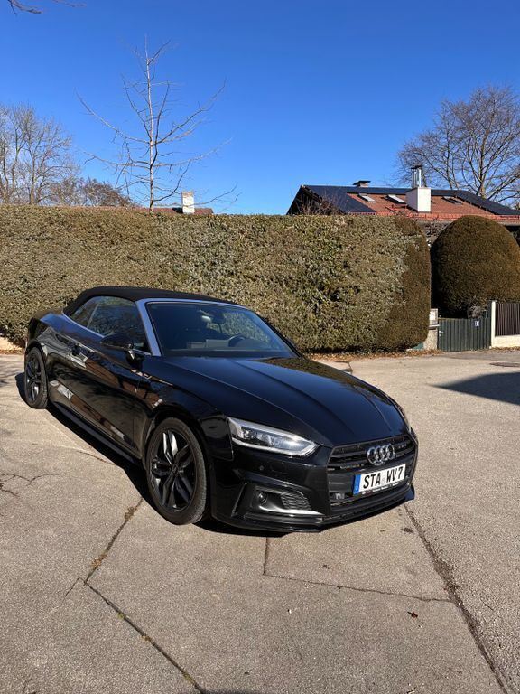 Schwarz Gebraucht 2017 Audi A5 Cabriolet Sport Cabrio | 33.900 € - Bild 1/4