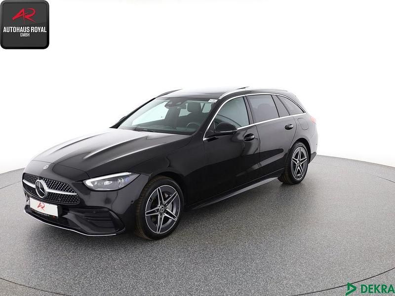 Obsidianschwarz Gebraucht 2023 Mercedes C300e AMG Kombi | 37.880 € (Fairer Preis) - Bild 1/4