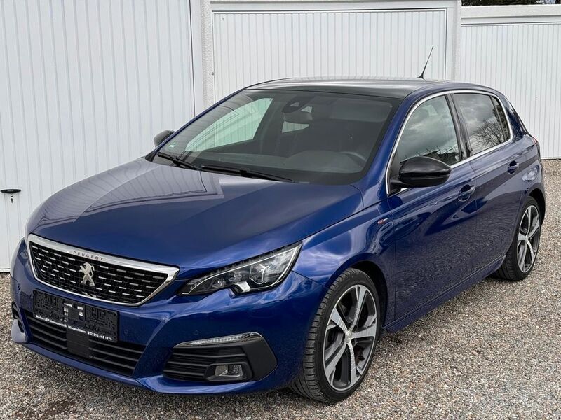 Blau Gebraucht 2018 Peugeot 308 GT-line Limousine | 11.200 € (Fairer Preis) - Bild 1/4