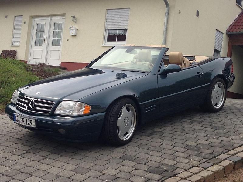 Grün Gebraucht 1999 Mercedes SL500 Cabrio | 28.500 € (Superpreis) - Bild 1/3