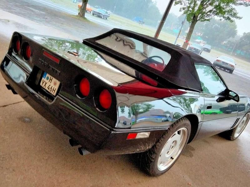 Schwarz Gebraucht 1988 Corvette C4 Cabrio | 20.900 € - Bild 1/4