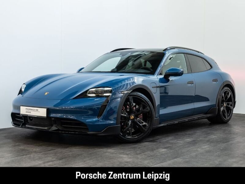 Blau Gebraucht 2022 Porsche Taycan Turbo Cross Turismo Limousine | 91.800 € (Guter Preis) - Bild 1/4