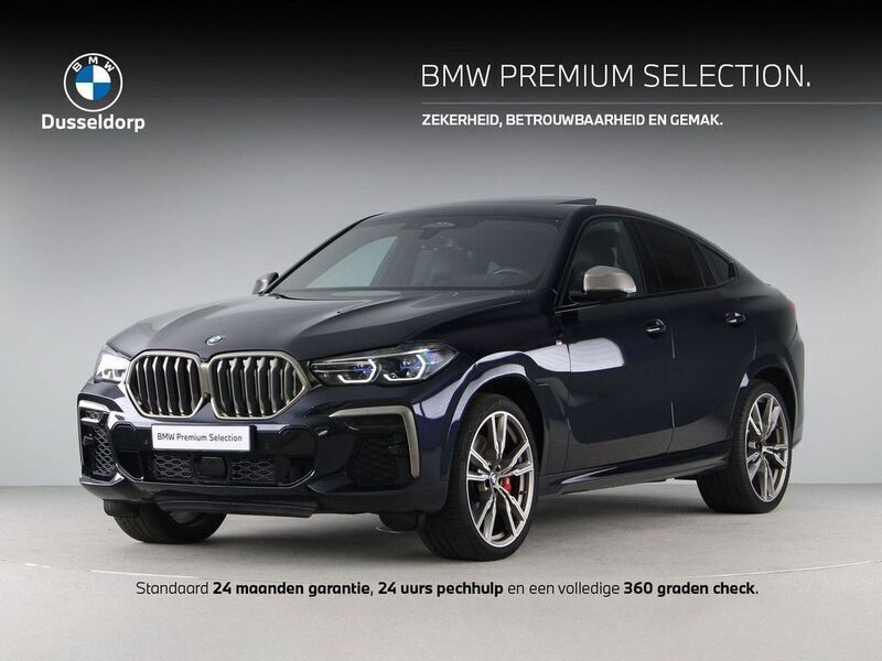 Blau Gebraucht 2023 BMW X6 M50 Executive SUV | 75.625 € - Bild 1/4