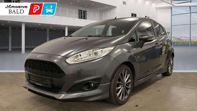 Grau Gebraucht 2017 Ford Fiesta ST-Line Kleinwagen | 8.950 € (Guter Preis) - Bild 1/4