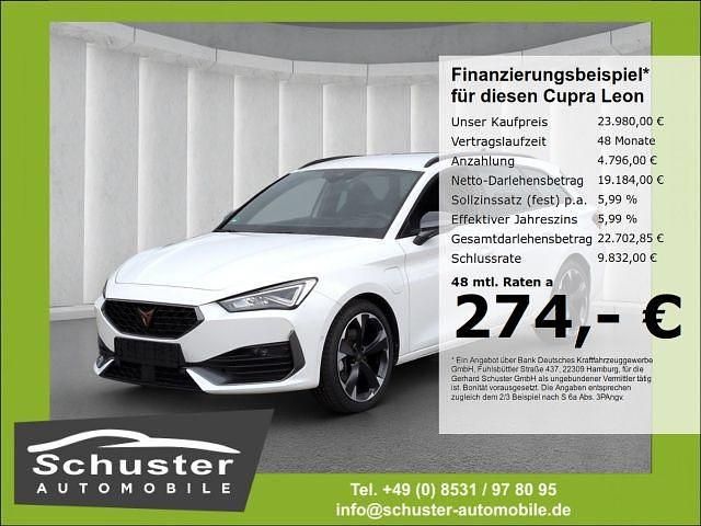 Weiss Gebraucht 2022 Cupra Leon Kombi | 23.980 € (Superpreis) - Bild 1/4