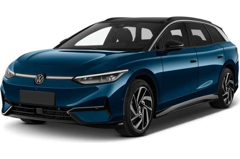 Blau (aquamarinblau metallic) Neu 2025 VW ID.7 Kombi | 54.795 € (Superpreis) - Bild 1/4