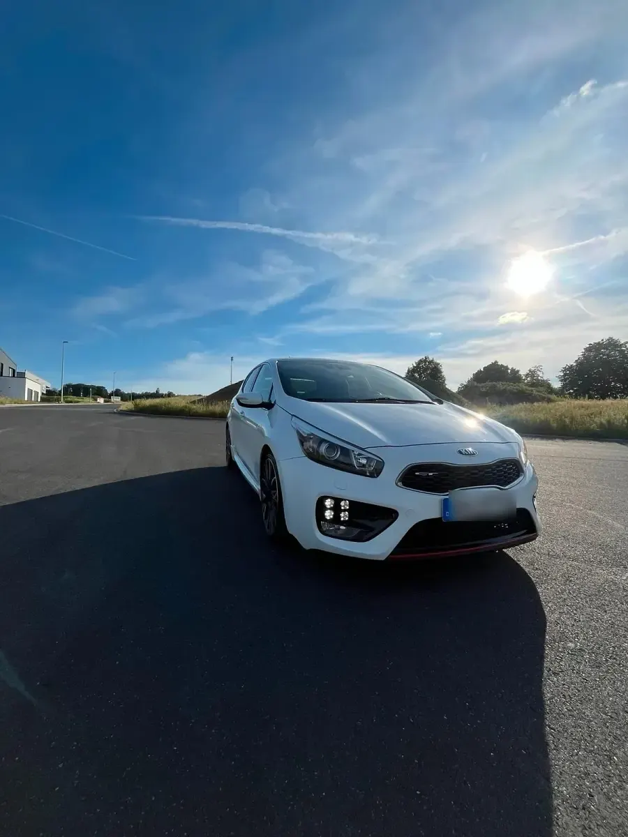 Gebraucht Kia Ceed GT-Track 204 PS (150 kW) 2014 Weiß Kleinwagen
