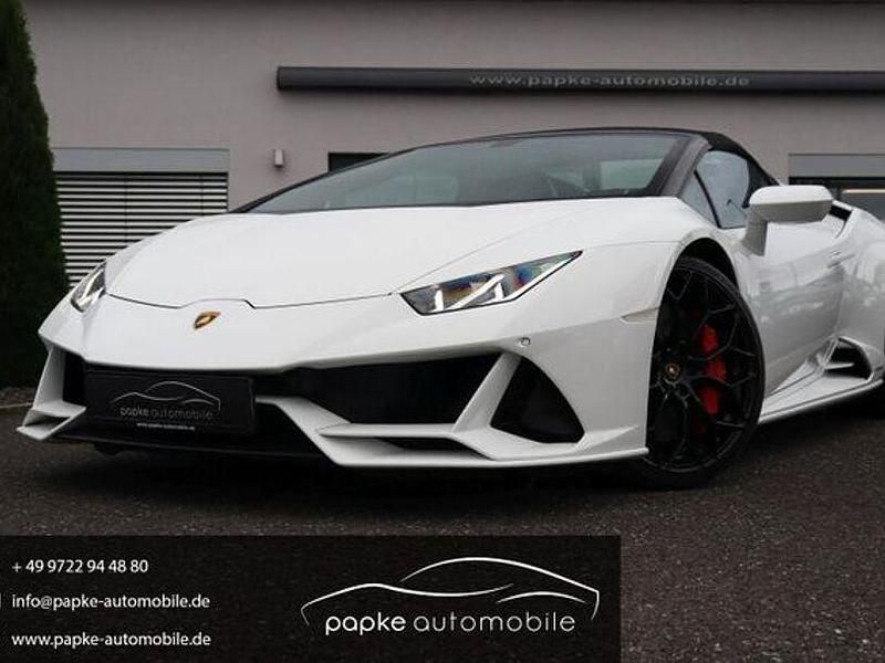 Weiß Gebraucht 2023 Lamborghini Huracán Cabrio | 308.895 € - Bild 1/4