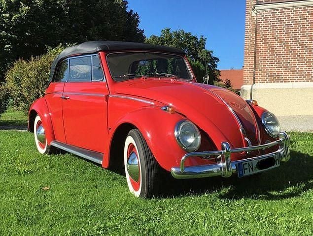 Gebraucht VW Käfer Karmann 34 PS (25 kW) 1964 Rot Cabrio