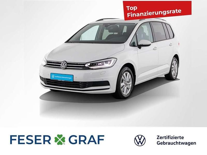 Weiss Gebraucht 2024 VW Touran Comfortline Van / Kleinbus | 34.450 € (Etwas zu teuer) - Bild 1/2