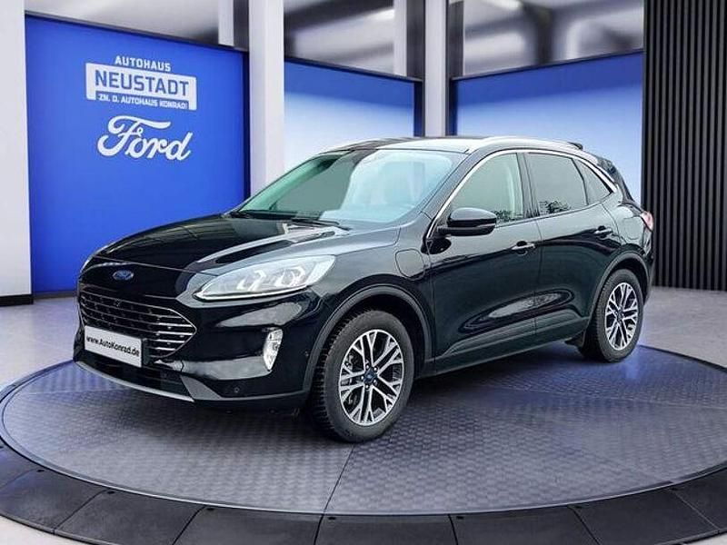 Agate black metallic Gebraucht 2021 Ford Kuga Titanium X SUV | 24.990 € (Etwas zu teuer) - Bild 1/4