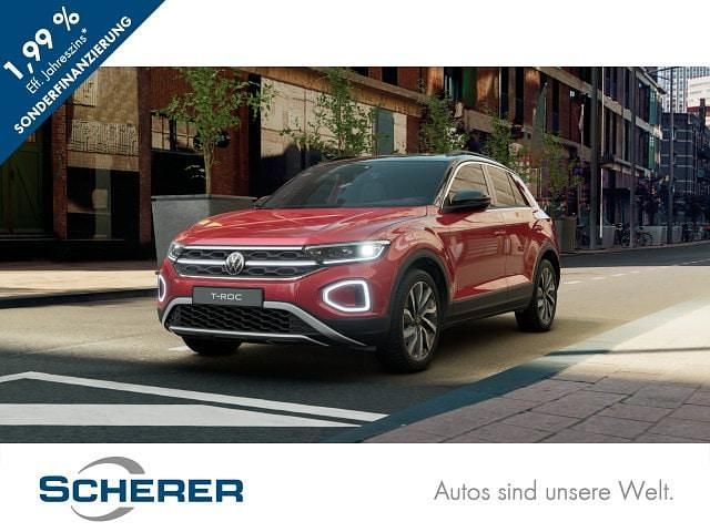 Kings redmetallic/schwarz (metallic) Gebraucht 2024 VW T-Roc IQ Drive SUV | 26.990 € (Guter Preis) - Bild 1/4